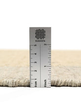 Load image into Gallery viewer, Handwoven Jute & Wool Rug with Abstract Design in Beige & Gray – Flatweave