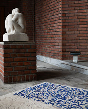 Load image into Gallery viewer, Hand Tufted Abstract Designer Rug 9x12 (New Zealand Wool) - Colors Mocha, Lagoon, & Bloom