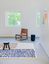 Load image into Gallery viewer, Hand Tufted Abstract Designer Rug 9x12 (New Zealand Wool) - Colors Mocha, Lagoon, & Bloom