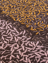 Load image into Gallery viewer, Hand Tufted Abstract Designer Rug 9x12 (New Zealand Wool) - Colors Mocha, Lagoon, & Bloom