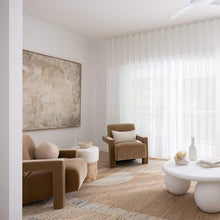 Load image into Gallery viewer, Handwoven Jute & Wool Rug with Modern Abstract Design in Beige & Ivory – Flatweave