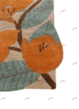 Load image into Gallery viewer, Hand Tufted Floral Irregular Design Rug For Living Room 7x10  Orange, Green