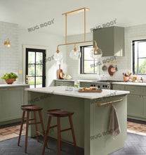 Load image into Gallery viewer, Handwoven Jute & Wool Rug with Geometric Cross Pattern - Natural & Beige