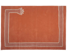 Load image into Gallery viewer, RUG ROOT Modern Hand Tufted Rug in Terracotta with Abstract Design