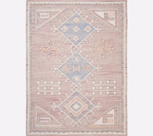 Load image into Gallery viewer, Handwoven Jute & Wool Flatweave Dhurrie Rug for Living Room, Bedroom & Entryway