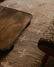 Load image into Gallery viewer, Beige Handwoven Rug with Subtle Geometric Cross Pattern, Minimalist Design for Living Room & Bedroom