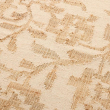 Load image into Gallery viewer, Elegant Floral Patterned Beige Handwoven Rug, Subtle Botanical Design