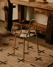 Load image into Gallery viewer, Natural Beige Handwoven Rug with Black Geometric Cross Pattern, Modern Minimalist Design for Living Room & Bedroom