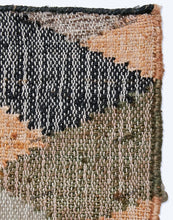 Load image into Gallery viewer, Geometric Wool & Jute Rug with 3D Cube Pattern - Multi-Tone Earthy Palette