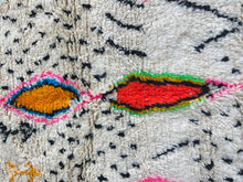 Load image into Gallery viewer, Unique Moroccan Azilal Rug | Handwoven Wool with Whimsical Diamond Patterns