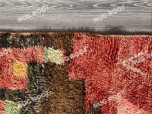 Load image into Gallery viewer, Handcrafted Moroccan Artistry | Azilal Rug in Rich Reds with Geometric and Abstract Designs