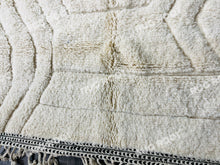 Load image into Gallery viewer, Geometric Grandeur | Thick Weave Beni Ourain Rug in Off-White with Bold Diamonds