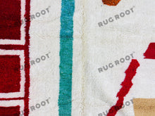 Load image into Gallery viewer, Bohemian Rhapsody | Handwoven Moroccan Beni Ourain Rug in Vibrant Colors