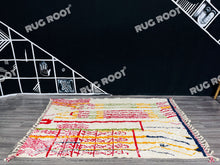 Load image into Gallery viewer, Moroccan Modernism | Handcrafted Azilal Rug with Colorful Abstract Design