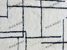 Load image into Gallery viewer, Contemporary Beni Ourain Rug | Handwoven Moroccan Wool with Abstract Pattern