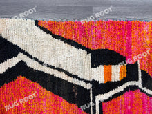 Load image into Gallery viewer, Moroccan Rhapsody | Handwoven Boujaad Rug with Abstract Bohemian Flair