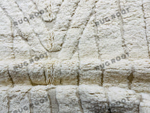 Load image into Gallery viewer, Handwoven Serenity | Off-White Beni Ourain Rug with Fluffy Wool and Modern Design