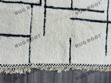 Load image into Gallery viewer, Contemporary Beni Ourain Rug | Handwoven Moroccan Wool with Abstract Pattern