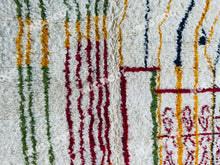 Load image into Gallery viewer, Moroccan Modernism | Handcrafted Azilal Rug with Colorful Abstract Design