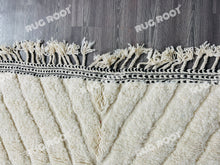 Load image into Gallery viewer, Geometric Grandeur | Thick Weave Beni Ourain Rug in Off-White with Bold Diamonds