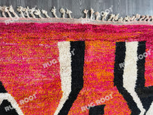 Load image into Gallery viewer, Moroccan Rhapsody | Handwoven Boujaad Rug with Abstract Bohemian Flair