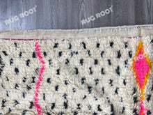Load image into Gallery viewer, Unique Moroccan Azilal Rug | Handwoven Wool with Whimsical Diamond Patterns