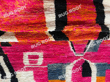 Load image into Gallery viewer, Moroccan Rhapsody | Handwoven Boujaad Rug with Abstract Bohemian Flair