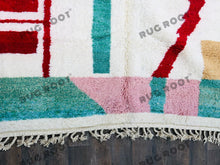 Load image into Gallery viewer, Bohemian Rhapsody | Handwoven Moroccan Beni Ourain Rug in Vibrant Colors
