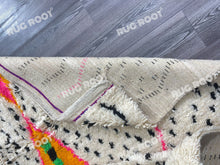 Load image into Gallery viewer, Unique Moroccan Azilal Rug | Handwoven Wool with Whimsical Diamond Patterns