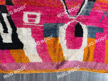 Load image into Gallery viewer, Moroccan Rhapsody | Handwoven Boujaad Rug with Abstract Bohemian Flair