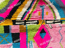 Load image into Gallery viewer, Modern Moroccan Azilal Rug | Handwoven Wool Art with Vibrant Geometric Motifs