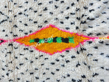 Load image into Gallery viewer, Unique Moroccan Azilal Rug | Handwoven Wool with Whimsical Diamond Patterns