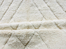 Load image into Gallery viewer, Handwoven White Beni Ourain Rug | Moroccan Wool Simplicity for Modern Decor