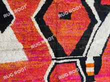 Load image into Gallery viewer, Moroccan Rhapsody | Handwoven Boujaad Rug with Abstract Bohemian Flair