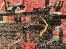 Load image into Gallery viewer, Handcrafted Moroccan Artistry | Azilal Rug in Rich Reds with Geometric and Abstract Designs