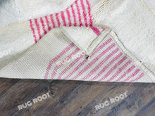 Load image into Gallery viewer, Moroccan Pink Diamond Dream | Handwoven Beni Ourain Rug with Modern Flair