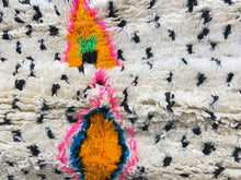 Load image into Gallery viewer, Unique Moroccan Azilal Rug | Handwoven Wool with Whimsical Diamond Patterns