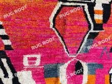 Load image into Gallery viewer, Moroccan Rhapsody | Handwoven Boujaad Rug with Abstract Bohemian Flair