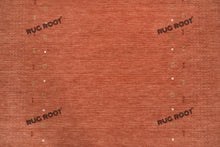 Load image into Gallery viewer, Desert Hues | Handwoven Low Pile Gabbeh Rug in Earthy Orange & Rust
