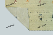 Load image into Gallery viewer, Handcrafted Simplicity | Multi-Color Accent Gabbeh Rug in Warm Beige Tones