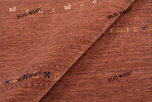 Load image into Gallery viewer, Handcrafted Haven | Red-Brown Gabbeh Rug with Subtle Orange Accents