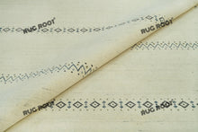 Load image into Gallery viewer, Boho Chic Retreat | Handwoven Gabbeh Rug in Neutral Tones with Striped Accents