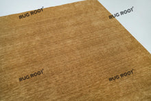 Load image into Gallery viewer, Golden Oasis | Handwoven Wool Gabbeh Rug in Warm, Solid Camel Brown