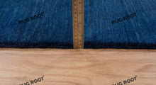 Load image into Gallery viewer, Modern Minimalism | Deep Blue Gabbeh Rug with Soft Pile and Subtle Detailing
