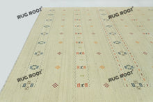 Load image into Gallery viewer, Handcrafted Simplicity | Multi-Color Accent Gabbeh Rug in Warm Beige Tones