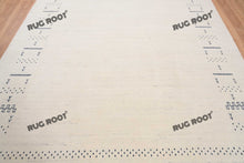 Load image into Gallery viewer, Modern Nomad | Handcrafted White Gabbeh Rug for Minimalist Spaces