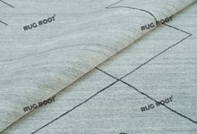 Load image into Gallery viewer, Modern Minimalist Rug | Handwoven Grey Area Gabbeh Rug with Simple Geometric Pattern
