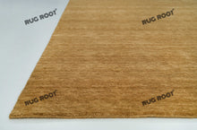 Load image into Gallery viewer, Golden Oasis | Handwoven Wool Gabbeh Rug in Warm, Solid Camel Brown