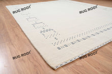 Load image into Gallery viewer, Modern Nomad | Handcrafted White Gabbeh Rug for Minimalist Spaces