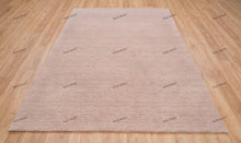 Load image into Gallery viewer, Soft Salmon Serenade | Quick Ship Handwoven Gabbeh Rug in Muted Pink | Multiple Sizes